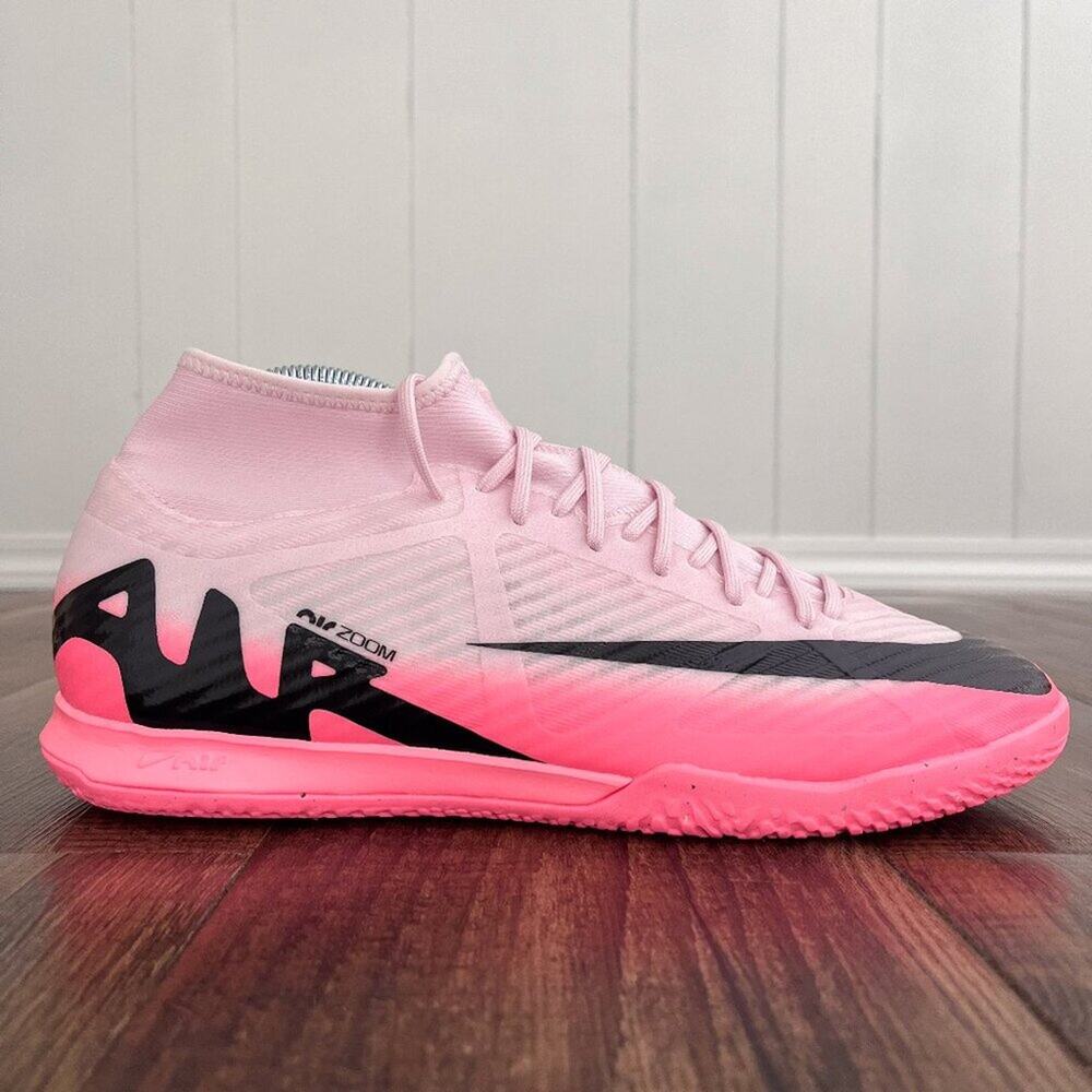 Nike Zoom Superfly 9 Academy IC Indoor Soccer Shoes DJ5627-601 Mens Size 10 Pink